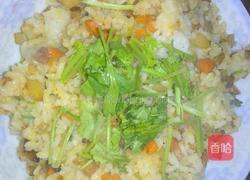 胡萝卜土豆香肠炒饭的做法图解5