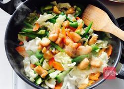 鱼肉炒杂菜的做法图解6