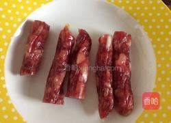 腊肠虾仁什锦炒饭的做法图解1