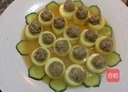 玉子豆腐蒸肉丸的做法图解6