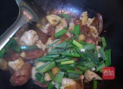 香肠炒花菜的做法图解9