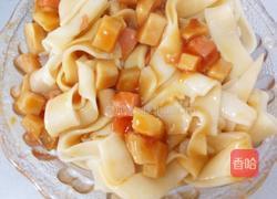 茄汁杏鲍菇盖面的做法图解7