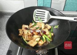 青蒜烧脆皮豆腐的做法图解8