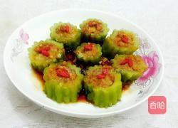 苦瓜酿肉的做法图解8