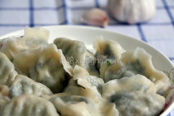 荠菜鲜虾水饺