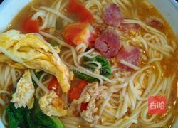 番茄肉蛋面的做法图解13