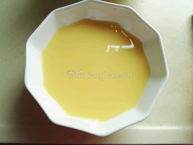 用过滤网过滤气泡。