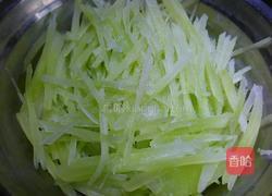 素炒莴苣丝的做法图解3