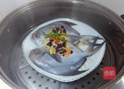 豆豉蒸鯧鳊鱼的做法图解4