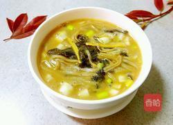 芝麻叶绿豆面条的做法图解10