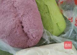 彩色荠菜水饺的做法图解1