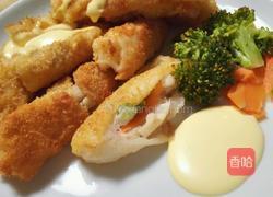 蔬菜鳕鱼条的做法图解10