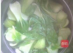 香菇炒油菜的做法图解3