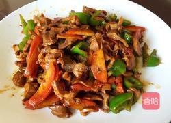 孜然炒鸡胗的做法图解4