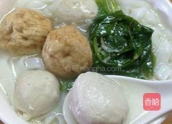 肉丸汤河粉的做法图解4