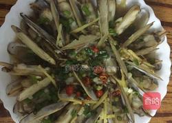 清蒸竹蛏的做法图解4