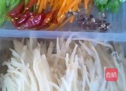炒疙瘩丝的做法图解2