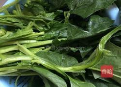 陈醋菠菜花生米的做法图解1