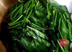 陈醋菠菜花生米的做法图解3