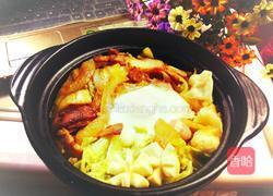 辣白菜培根锅的做法图解7