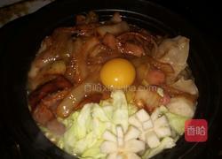 辣白菜培根锅的做法图解5