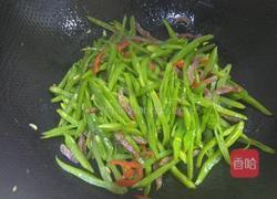 云豆丝炒香肠的做法图解8