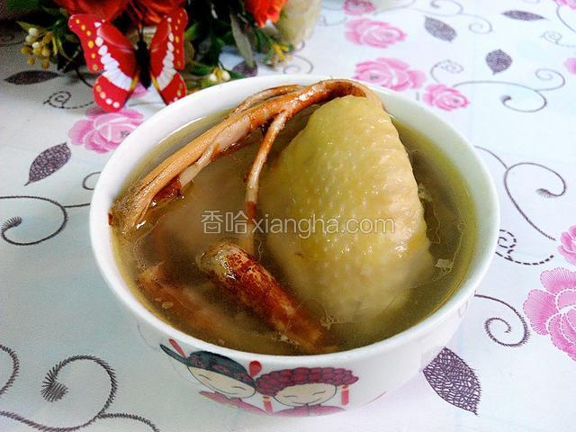 五指毛桃煲鸡汤