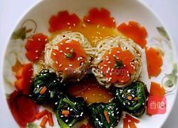 金针绘翠（凉拌金针菇菠菜)的做法图解7