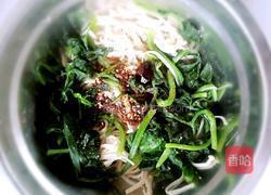 金针绘翠（凉拌金针菇菠菜)的做法图解5