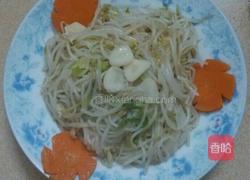 蒜香豆芽的做法图解7