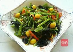 白果炒芹菜的做法图解6