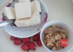 番茄肉陷豆腐的做法图解1