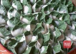 双色香芹饺子的做法图解4