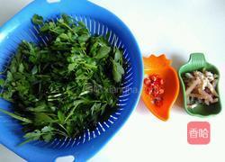 野芹菜炒咸肉丝的做法图解1