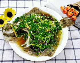清蒸多宝鱼[图]