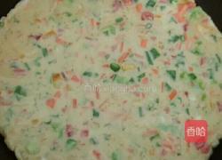 五彩果蔬鸡蛋饼的做法图解7