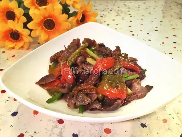 辣椒炒鸭胗