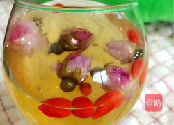 玫瑰花枸杞茶的做法图解3