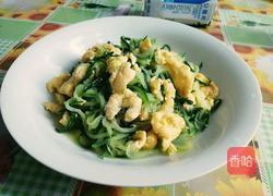 翠绿鸡蛋花的做法图解9