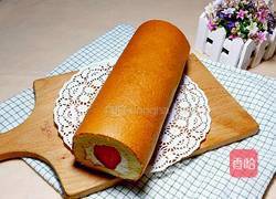 奶油草莓蛋糕卷的做法图解17