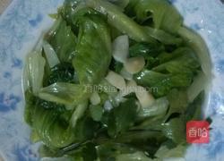 蒜香生菜的做法图解5