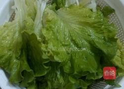 蒜香生菜的做法图解2