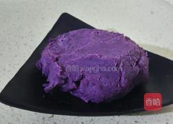 芒果紫薯椰蓉球的做法图解3