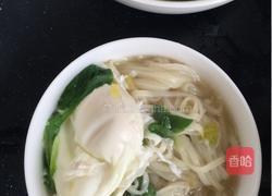 小白菜热汤面的做法图解8