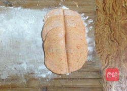 红萝卜玫瑰馒头的做法图解8