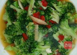 糟辣椒炒西兰花的做法图解6