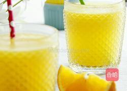 鲜榨蜜梨香橙汁的做法图解13
