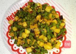 香辣豆角土豆丁的做法图解7