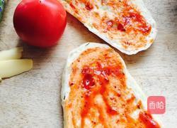 简易烤饼披萨的做法图解2