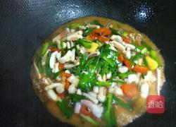 大蒜炒鱿鱼须的做法图解9